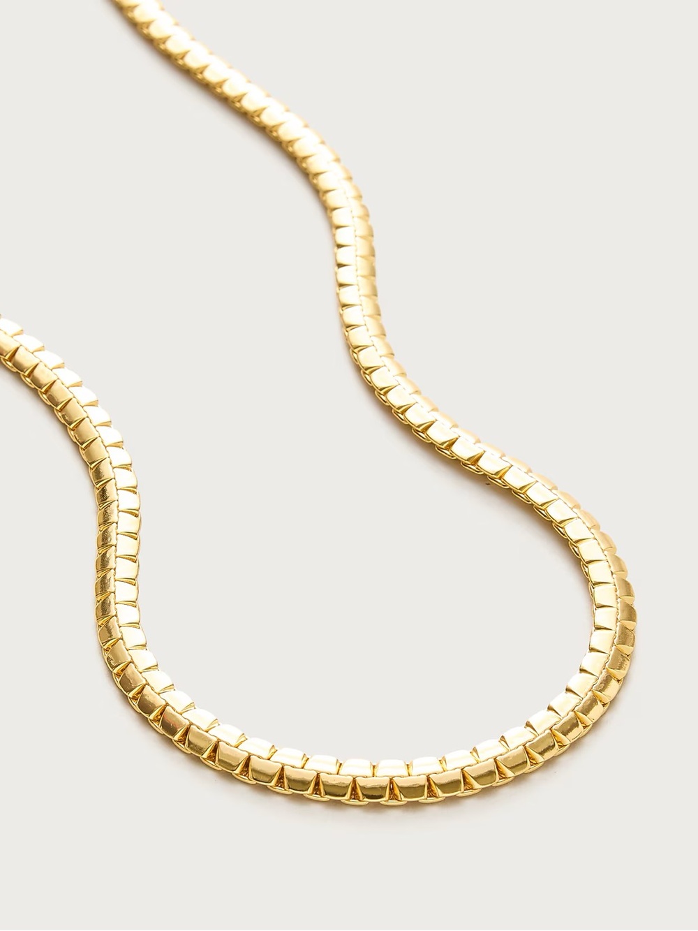 J. Crew Gold-Tone Box Link Necklace - Picture 2 of 2